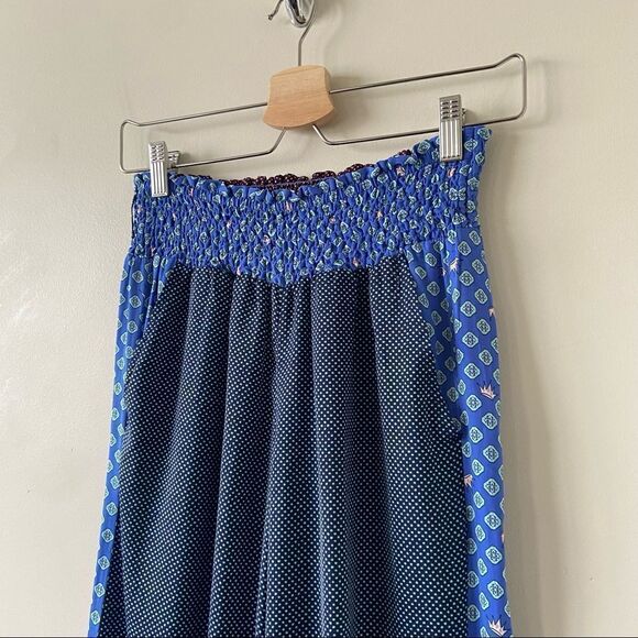 Aerie-printed Wide Leg Smocked Waist Pants (Size:Small) - Picture 4 of 8